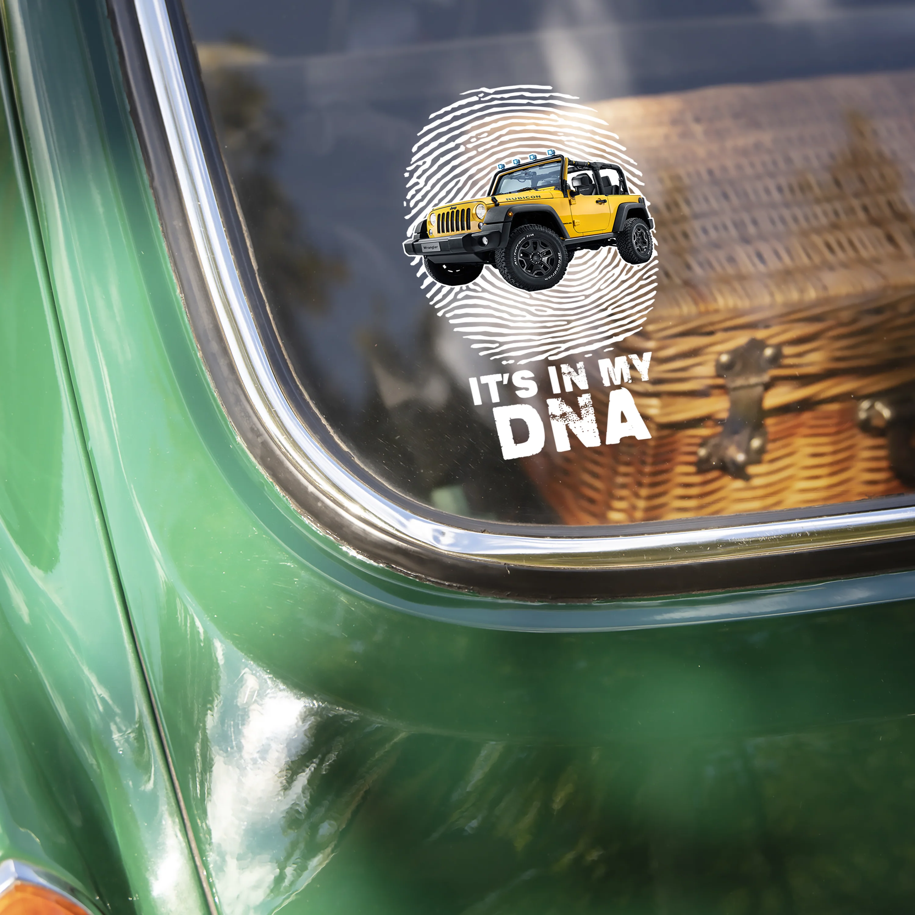 Custom Photo Car Is My DNA Car Window Decal Sticker CH07 899994 - Image 4