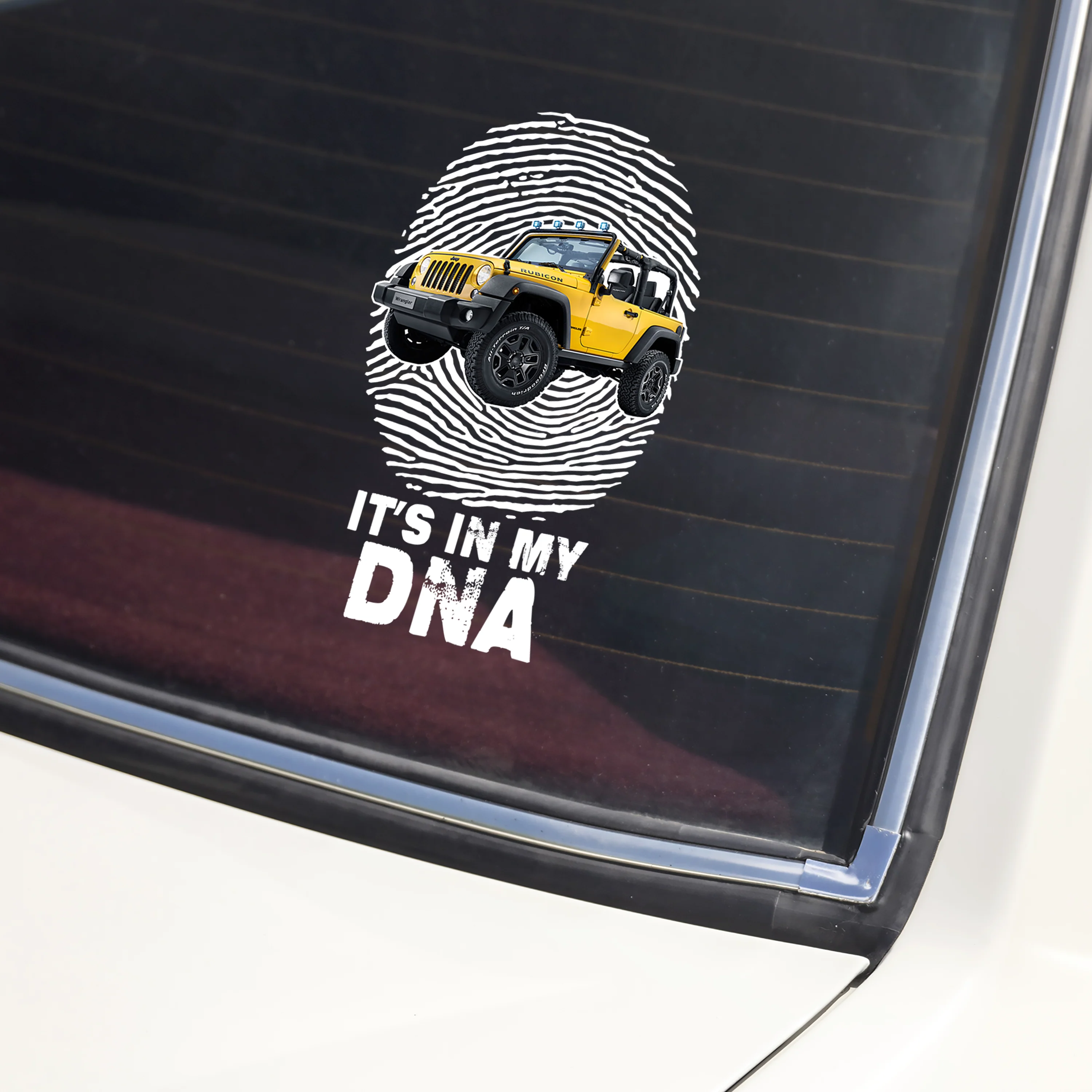 Custom Photo Car Is My DNA Car Window Decal Sticker CH07 899994 - Image 5