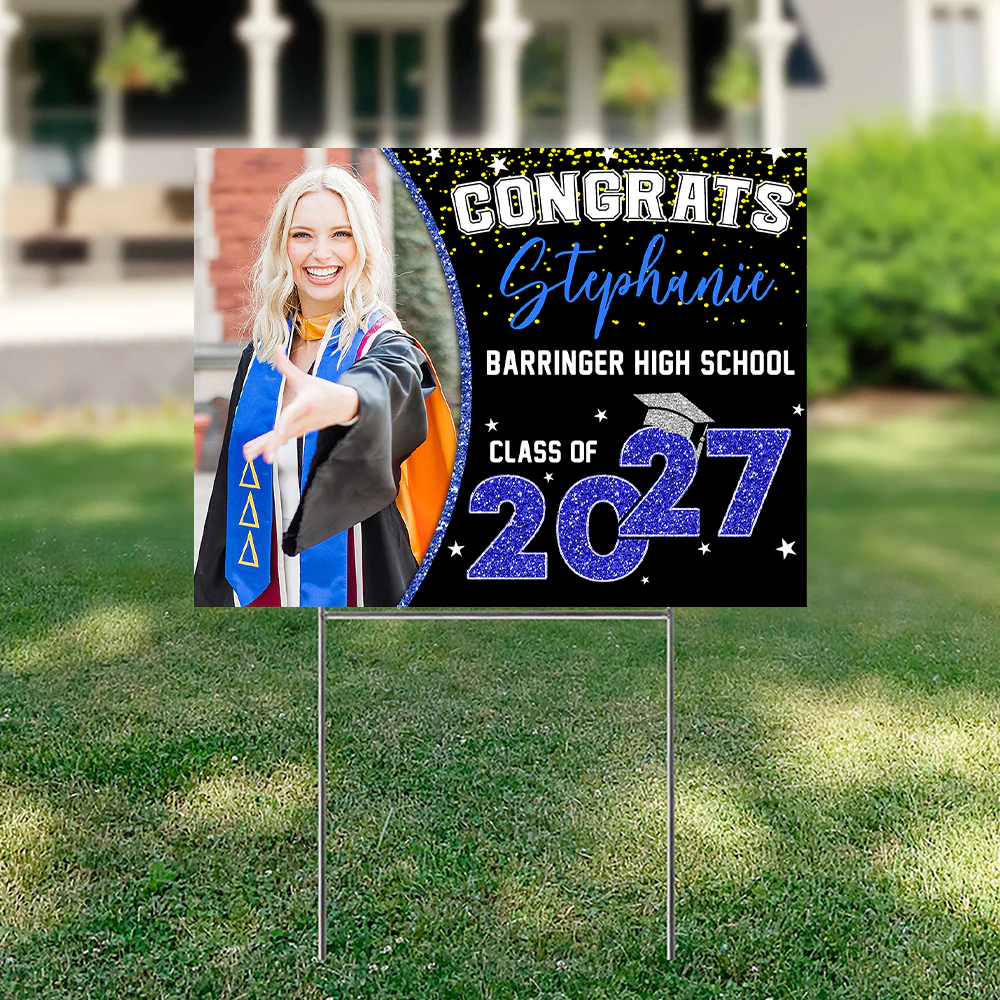 Custom Photo Class of 2026 Personalized Yard Sign Graduation Day Gift CH07 895442 - Image 8