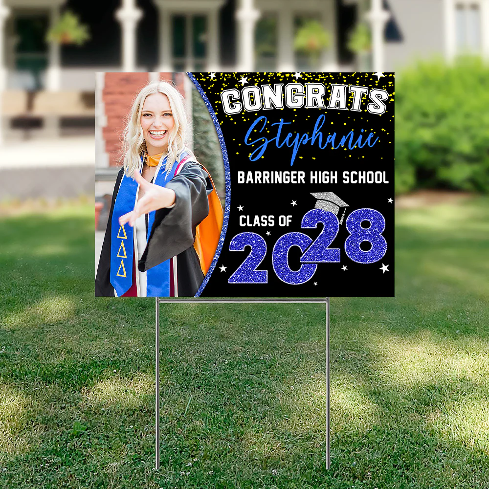 Custom Photo Class of 2026 Personalized Yard Sign Graduation Day Gift CH07 895442 - Image 9