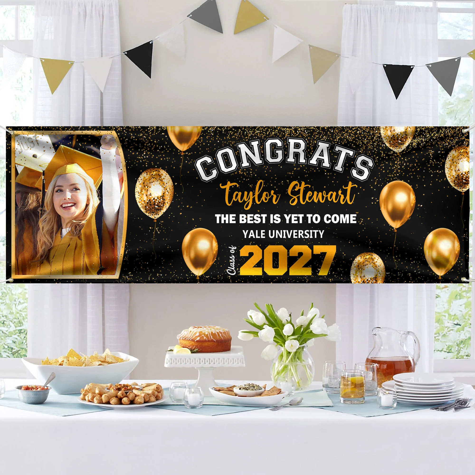Custom Photo Class of 2026 Personalized We So Proud Of You Banner Graduation Party Gift CH07 895486 - Image 10