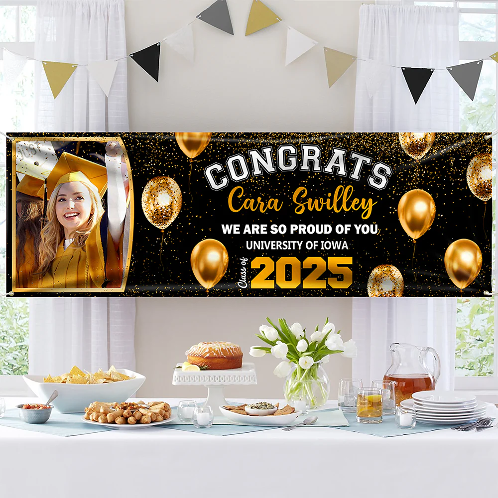 Custom Photo Class of 2026 Personalized We So Proud Of You Banner Graduation Party Gift CH07 895486 - Image 11