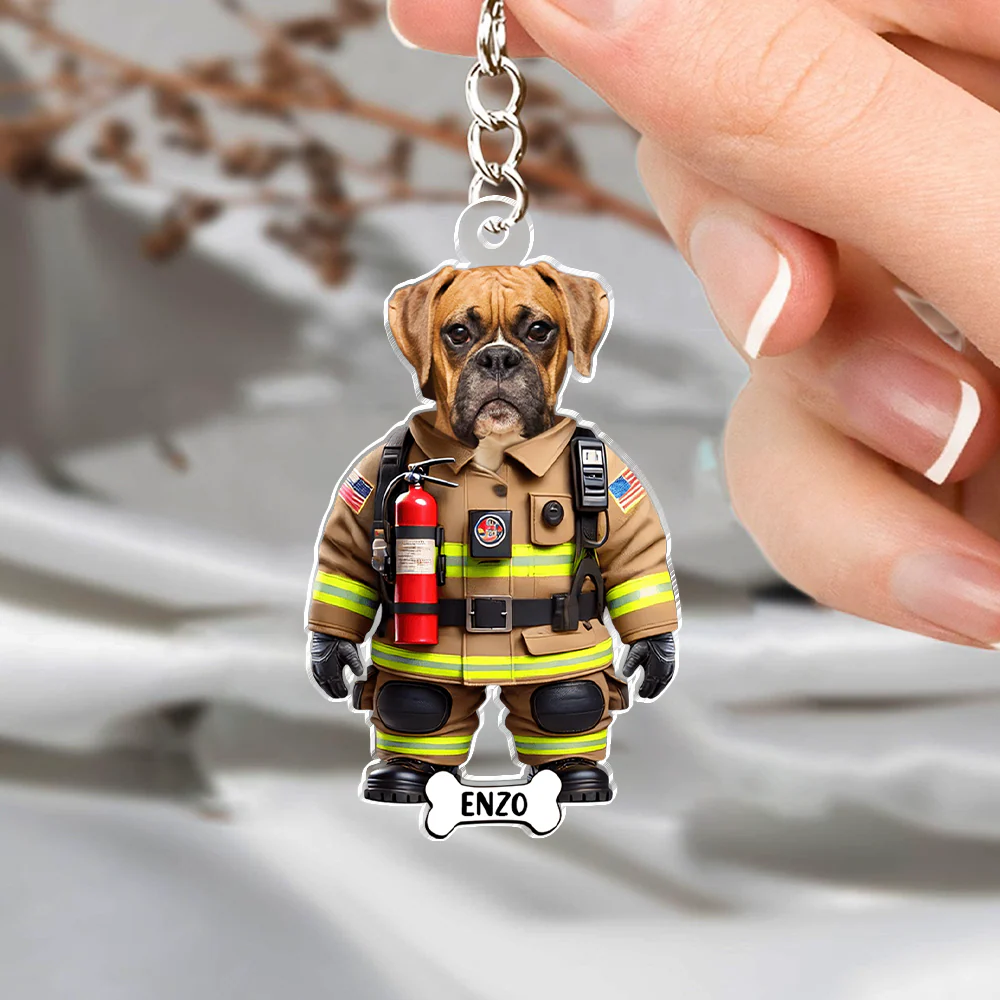 Custom Photo Cute Dog Cat Acrylic Keychain Gift For Dog Lovers Cat Lovers CH07 895700 - Image 5