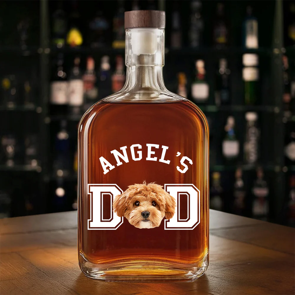 Custom Photo Dog Cat Dad Whiskey Bottle Dog Lovers Gift CH07 895960 - Image 8
