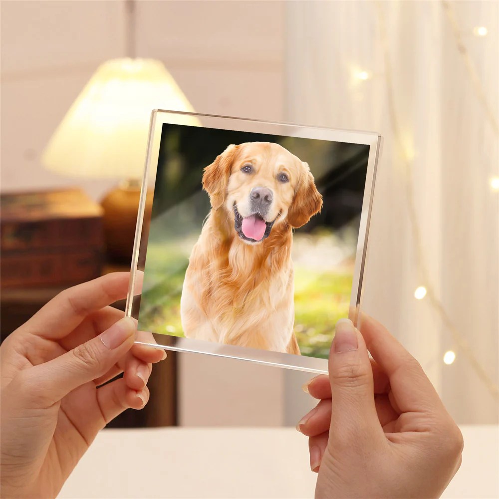 Custom Photo Dog Memorial Wooden & Acrylic Photo Block Set Gift For Dog Loss CH07 896232 - Image 6