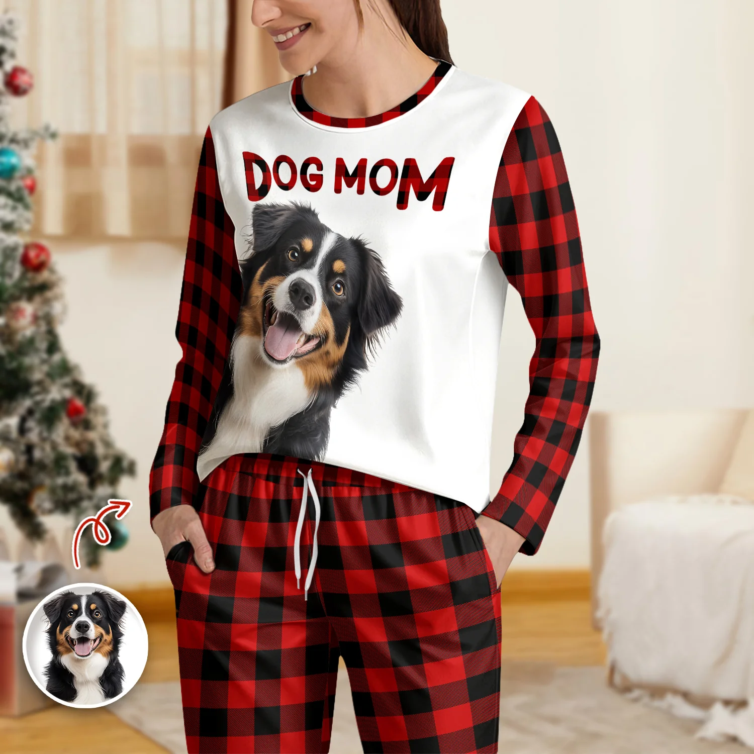 Custom Photo Dog Mom Dog Dad Personalized Sleepwear Gift For Dog Lovers CH07 899110 - Image 5