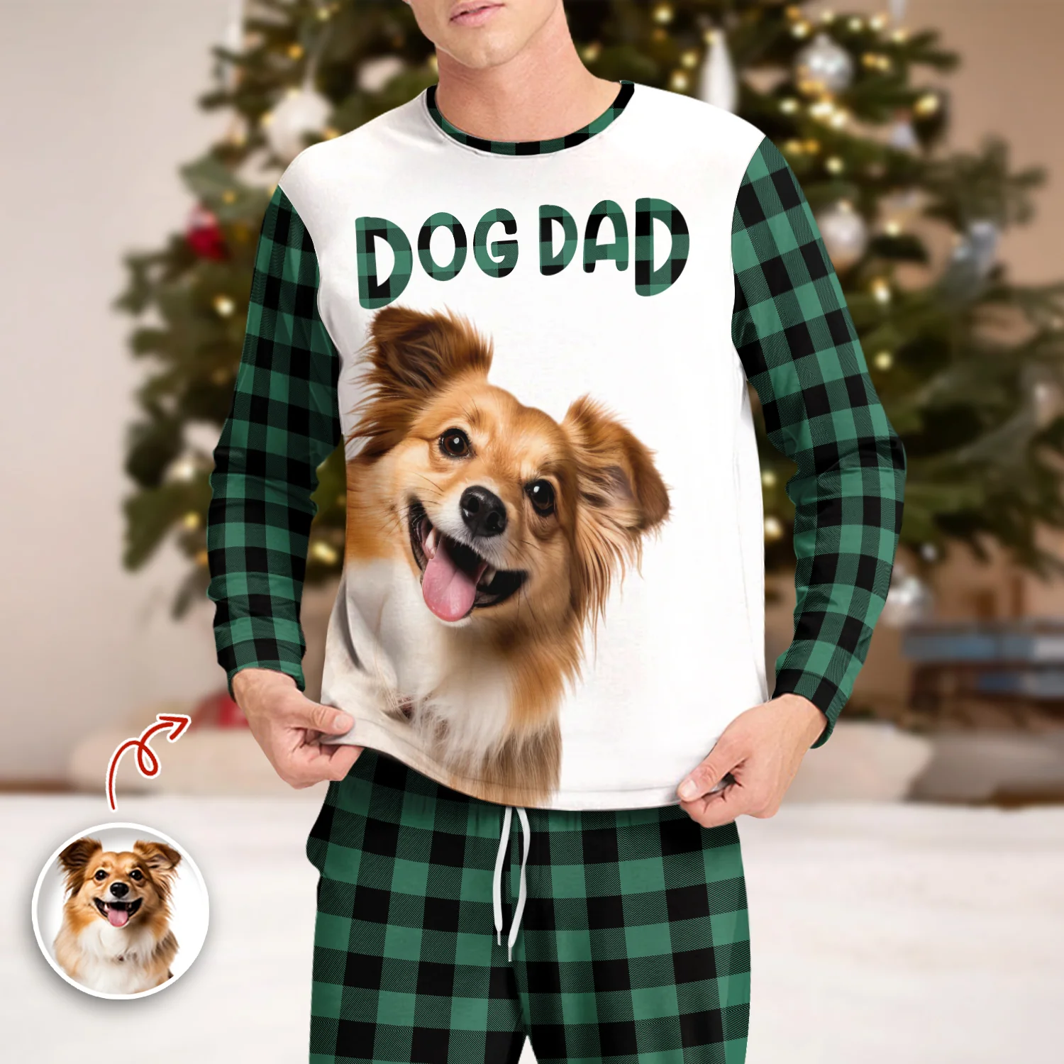 Custom Photo Dog Mom Dog Dad Personalized Sleepwear Gift For Dog Lovers CH07 899110 - Image 6