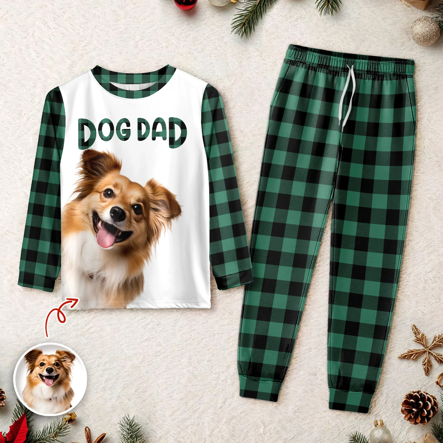 Custom Photo Dog Mom Dog Dad Personalized Sleepwear Gift For Dog Lovers CH07 899110 - Image 7