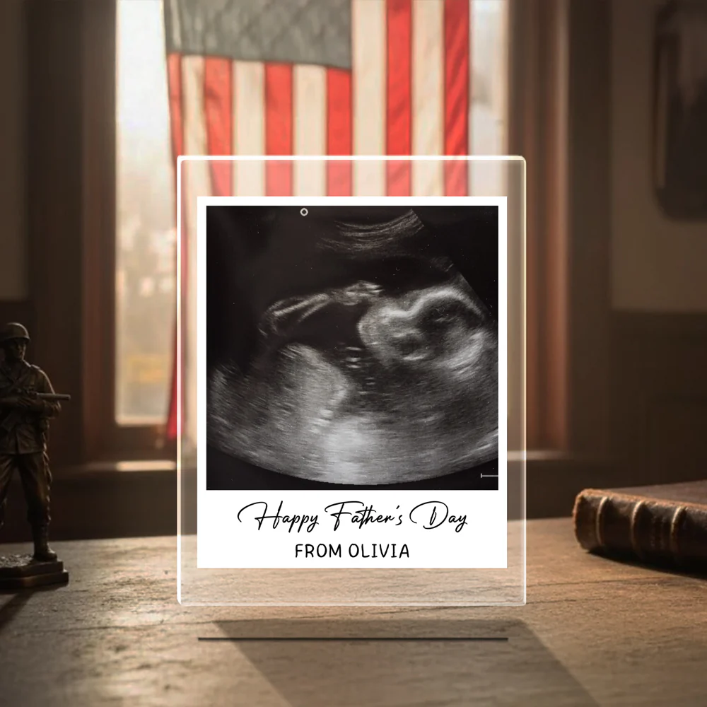 Custom Photo Happy Father's Day From Kid Acrylic Block Plaque CH07 911564 - Image 5