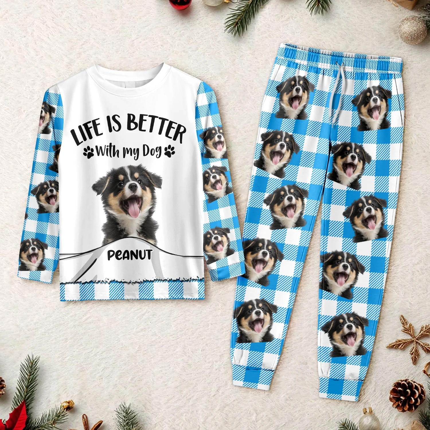 Custom Photo Life Is Better With My Dog Personalized Sleepwear Gift For Pet Lovers CH07 899112 - Image 4