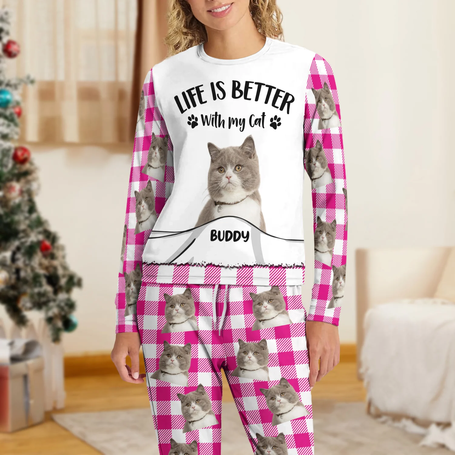 Custom Photo Life Is Better With My Dog Personalized Sleepwear Gift For Pet Lovers CH07 899112 - Image 5