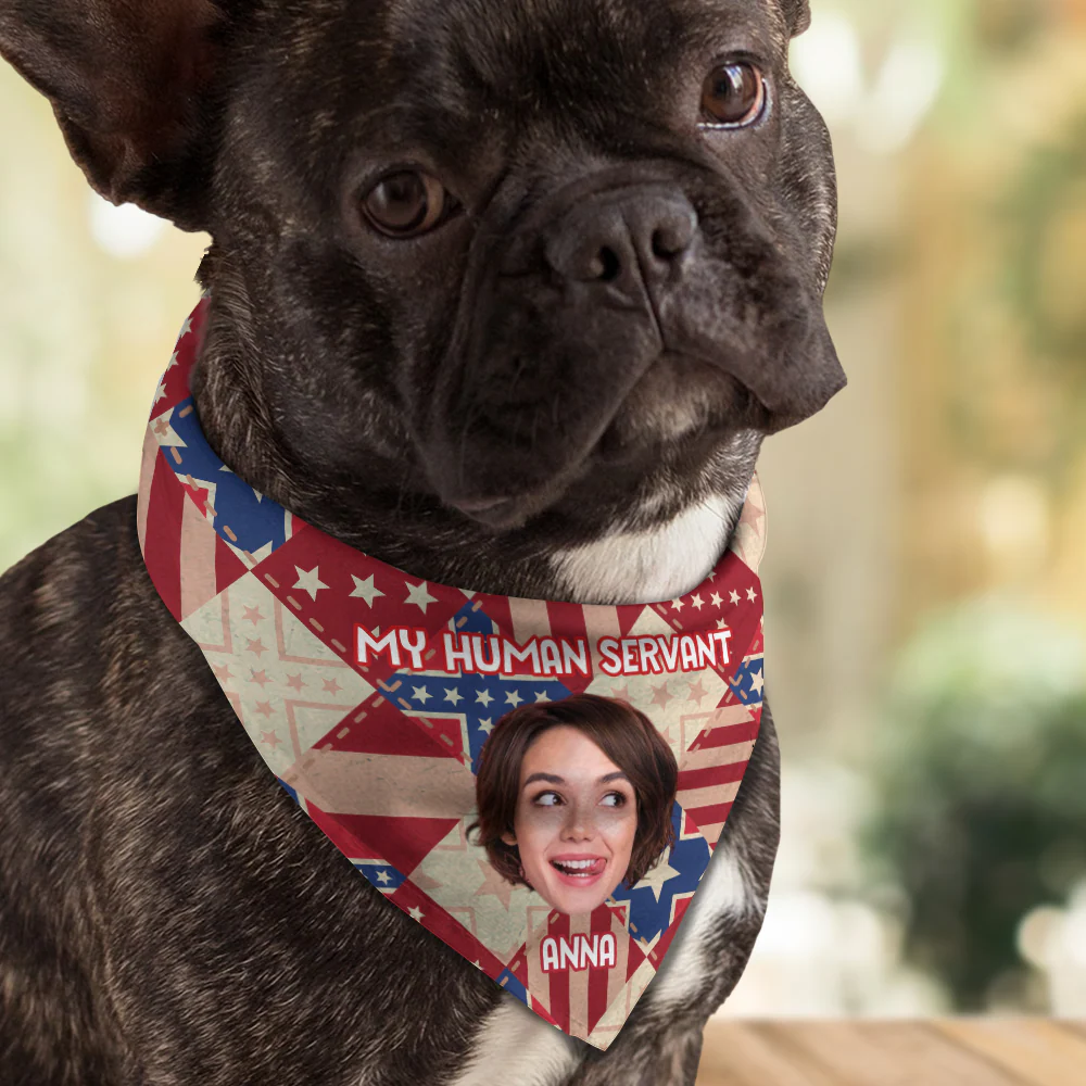 Custom Photo Patriotic Dog Personalized America Flag Bandana Dog Lovers Gifts CH07 896070 - Image 6