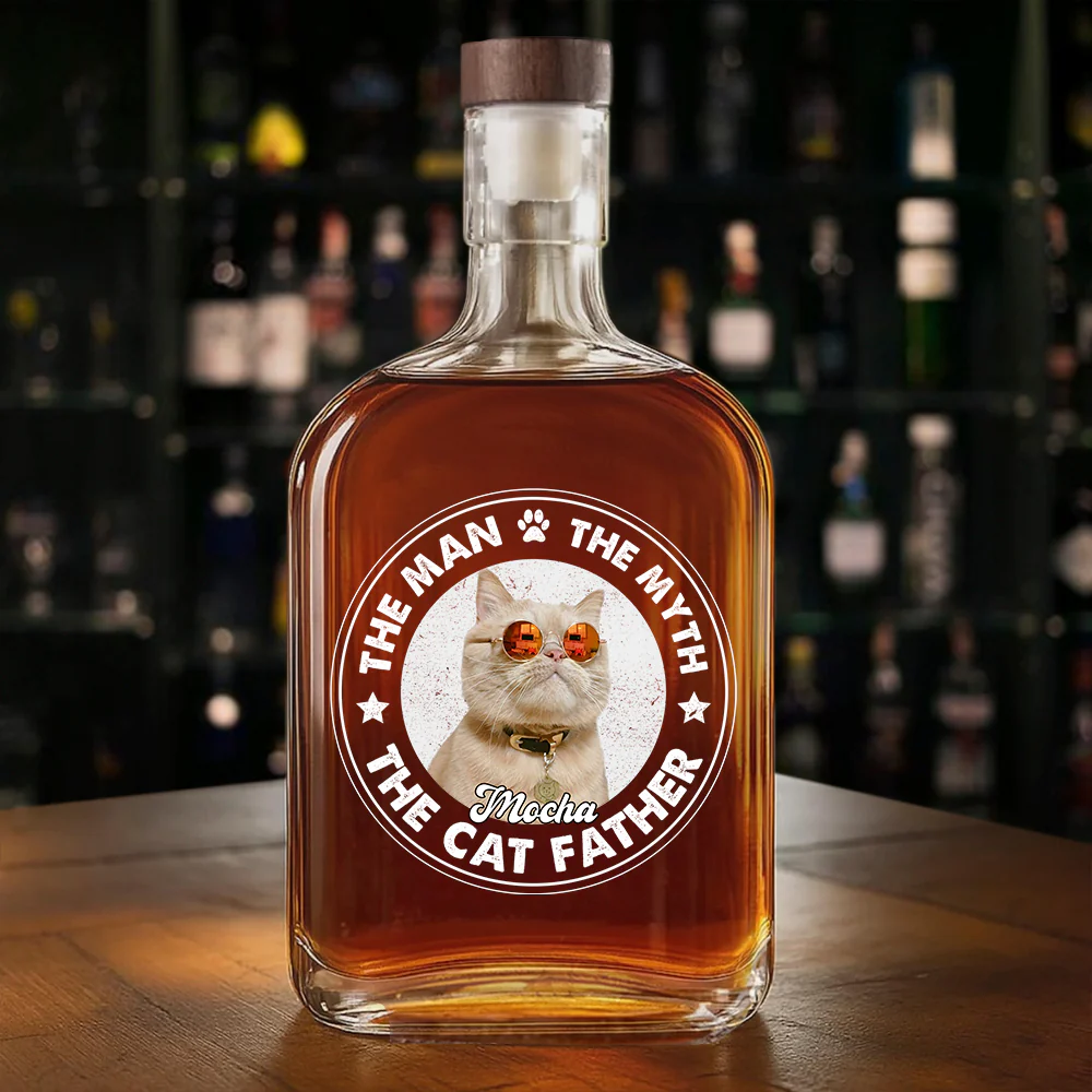 Custom Photo The Man The Myth The Dog Father Whiskey Bottle For Dog Lovers CH07 895958 - Image 8