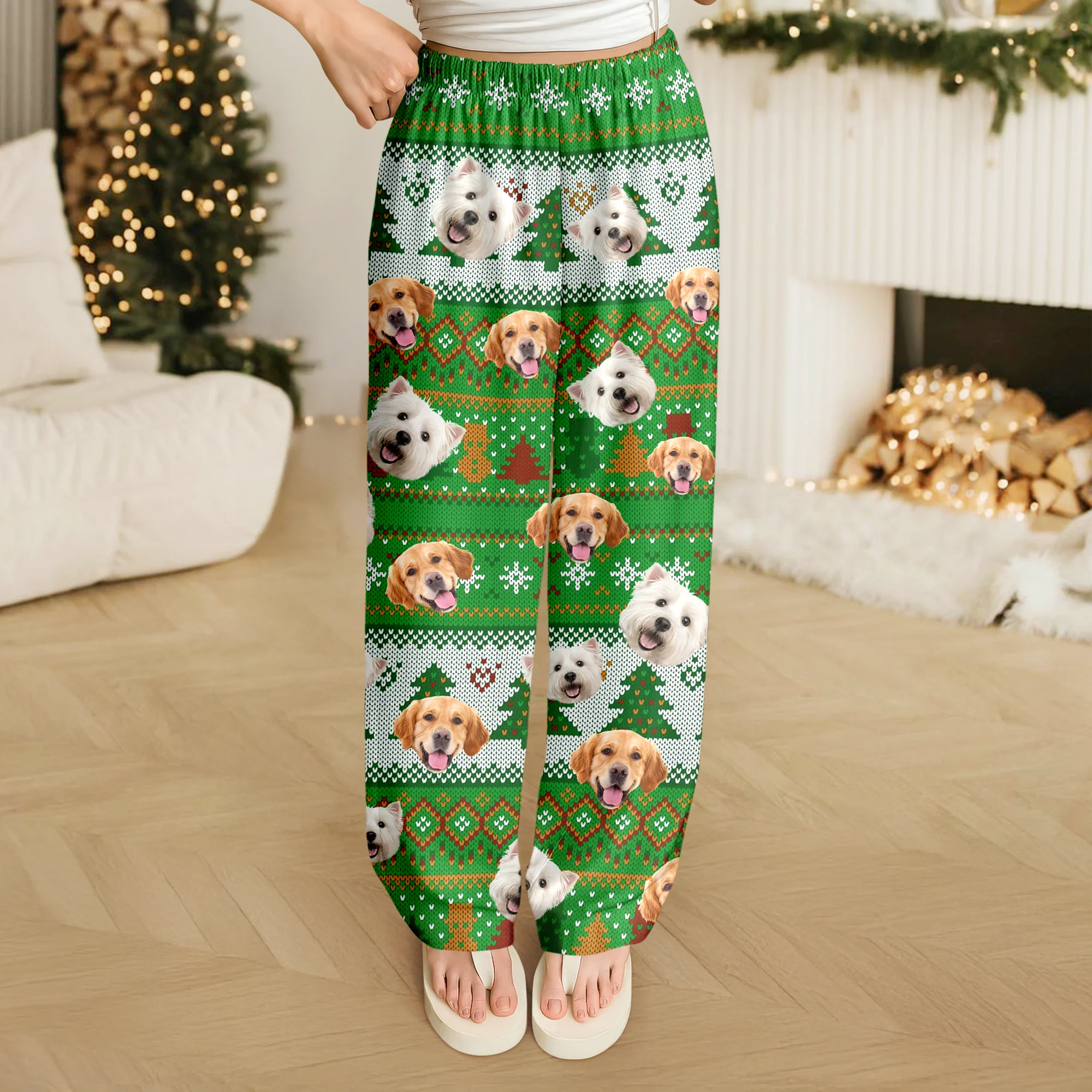 Custom Puppy Photo Pajamas For Dog Dad Dog Mom CH07 896272 - Image 5