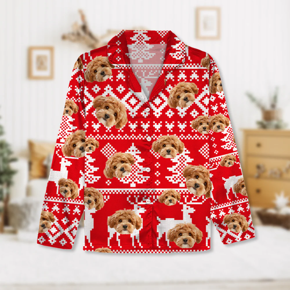 Custom Puppy Photo Pajamas For Dog Dad Dog Mom CH07 896272 - Image 7