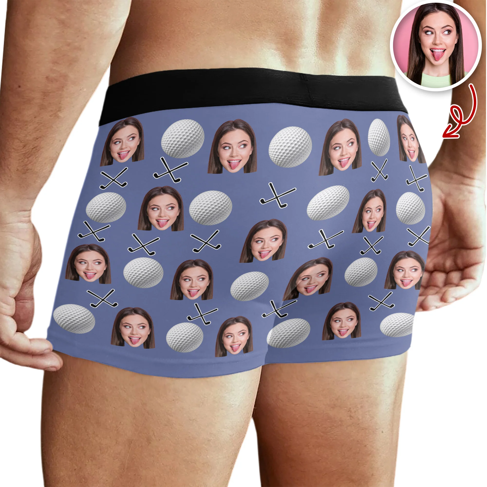 Custom Wife Girlfriend Name My Balls Belong To Her Men's Boxer Briefs Funny Gift For Golf Lovers CH07 895380 - Image 7