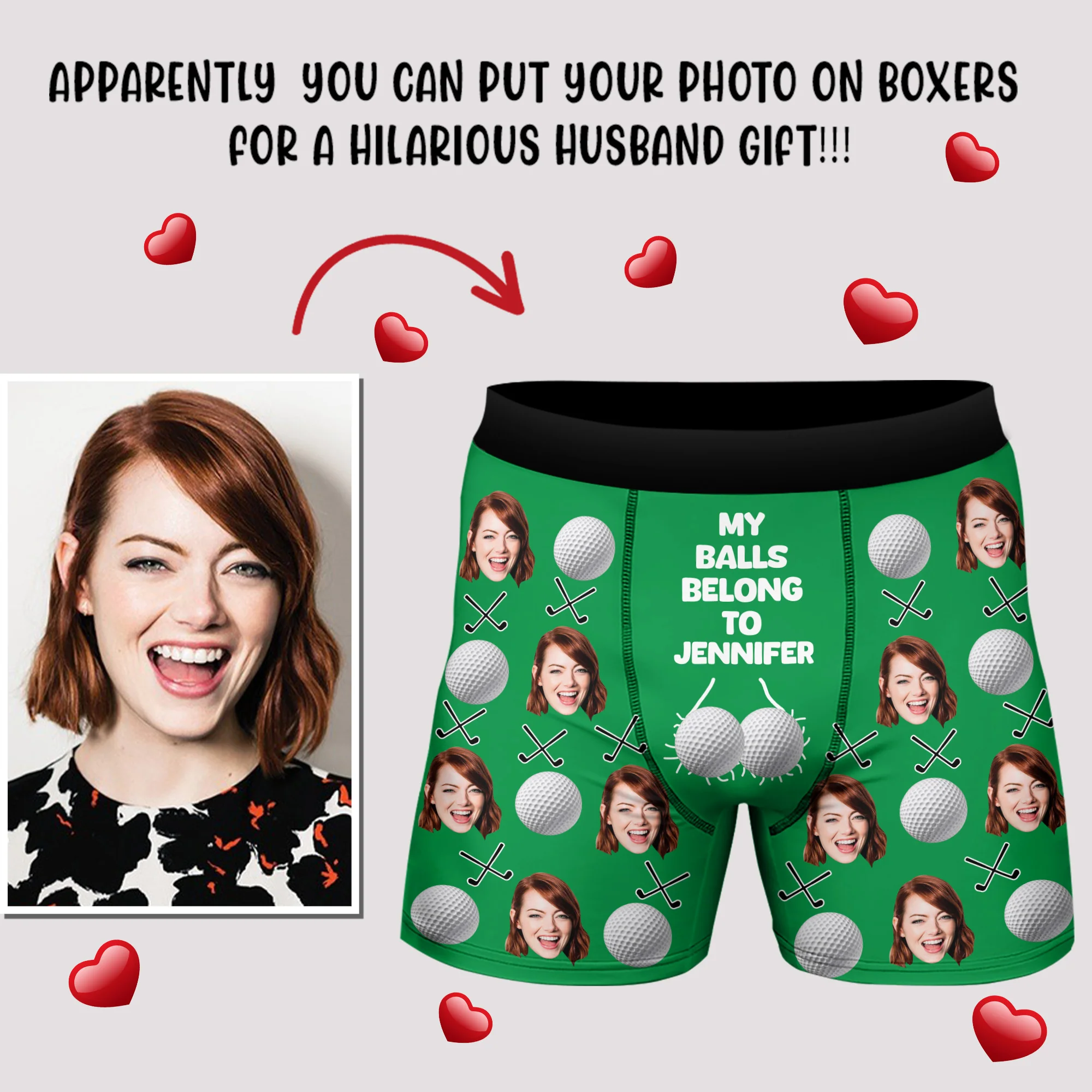 Custom Wife Girlfriend Name My Balls Belong To Her Men's Boxer Briefs Funny Gift For Golf Lovers CH07 895380 - Image 8
