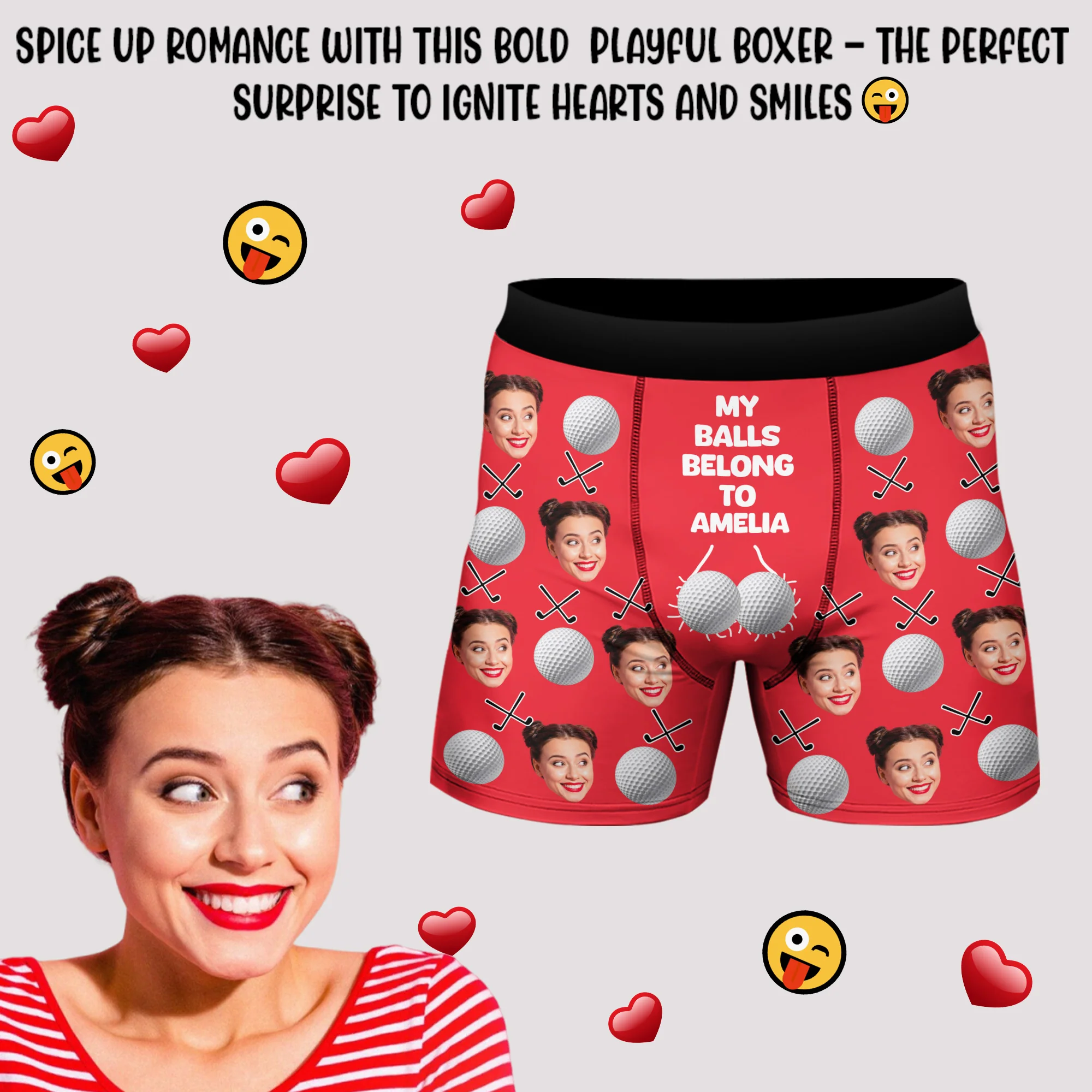 Custom Wife Girlfriend Name My Balls Belong To Her Men's Boxer Briefs Funny Gift For Golf Lovers CH07 895380 - Image 9