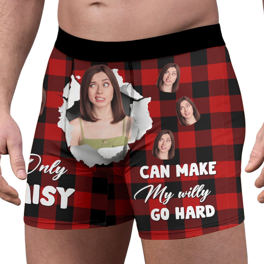 Custom Wife/Girlfriend Photo Funny Man's Boxer Gift For Husband/Boyfriend CH07 895196 - Image 3