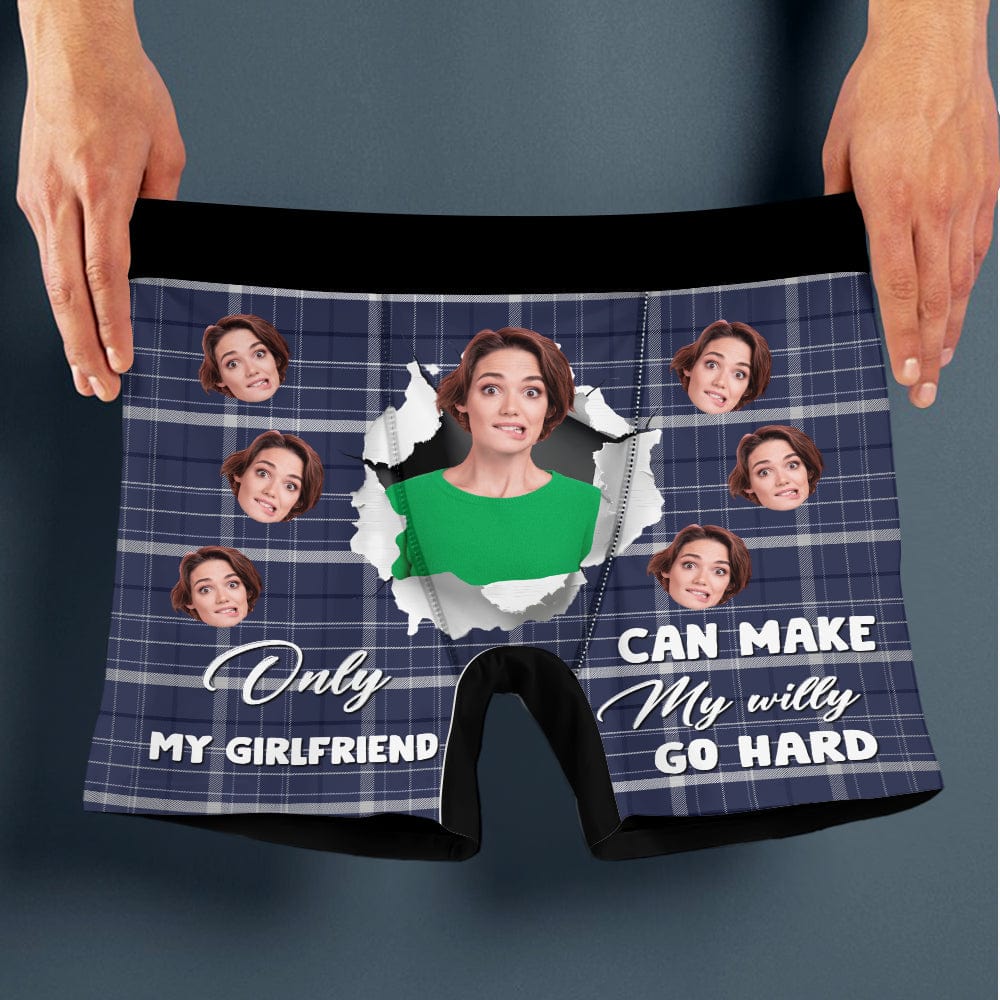 Custom Wife/Girlfriend Photo Funny Man's Boxer Gift For Husband/Boyfriend CH07 895196 - Image 4