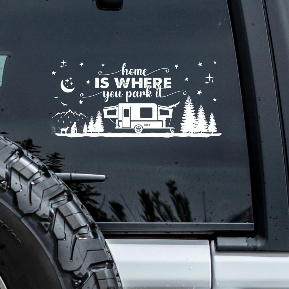 Drive Slow Drunk Campers Matter Custom Family Name Car Window Decal Sticker Gift For Camping Lovers CH07 910284 - Image 3