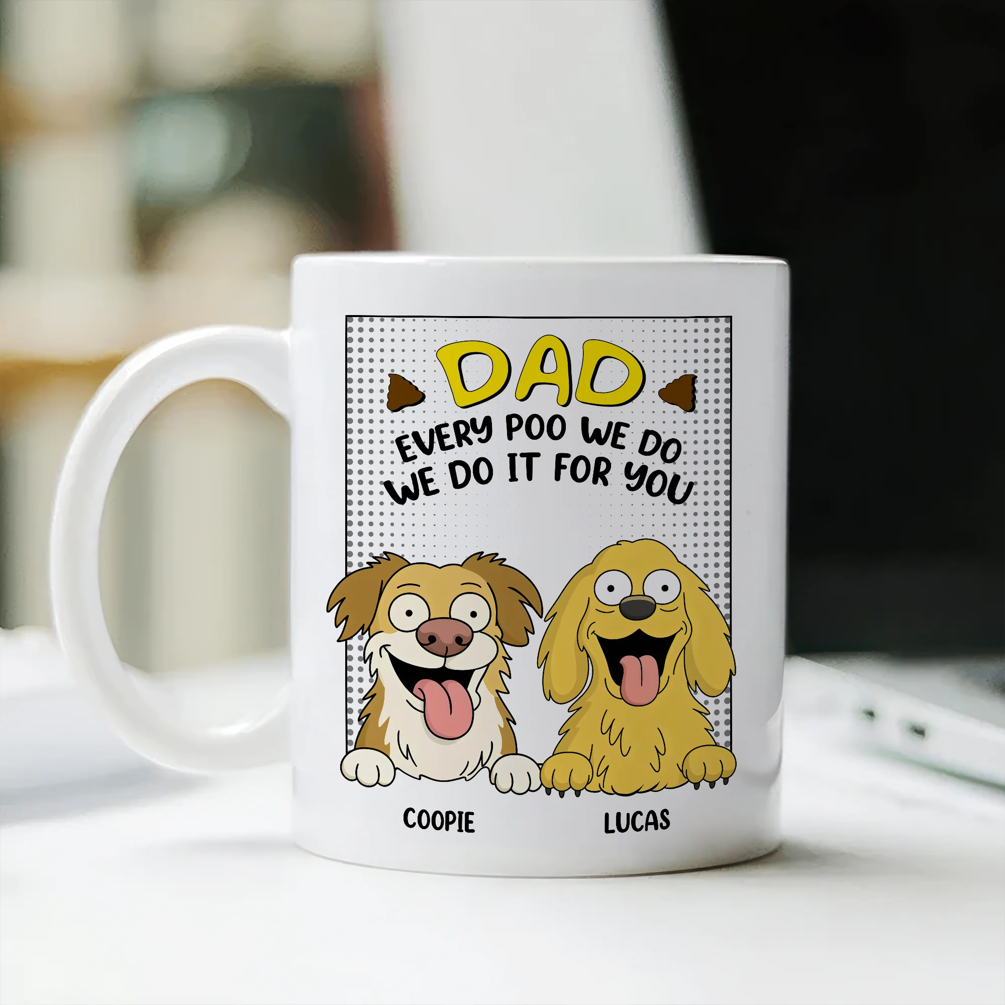 Every Poo I Do I Do It For You Personalized White Mug Funny Gift For Dog Lovers CH07 895634 - Image 5