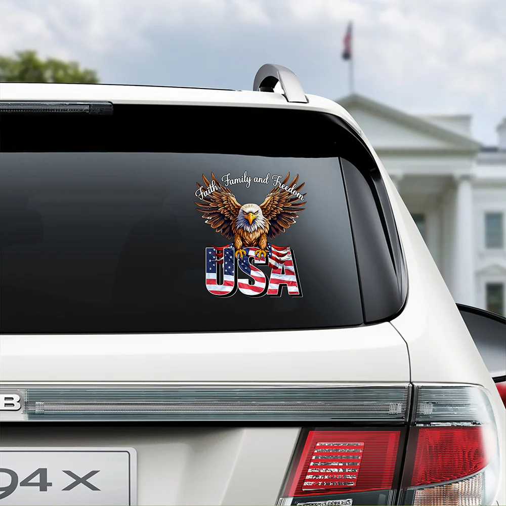 Faith, Family & Freedom 250th Anniversary of America Car Window Decal Sticker CH07 895404 - Image 5