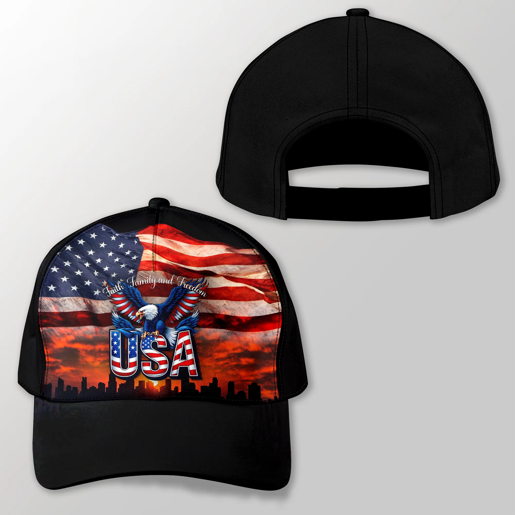 Faith Family Freedom Classic Cap USA 250th Anniversary Cap CH07 895572 - Image 5