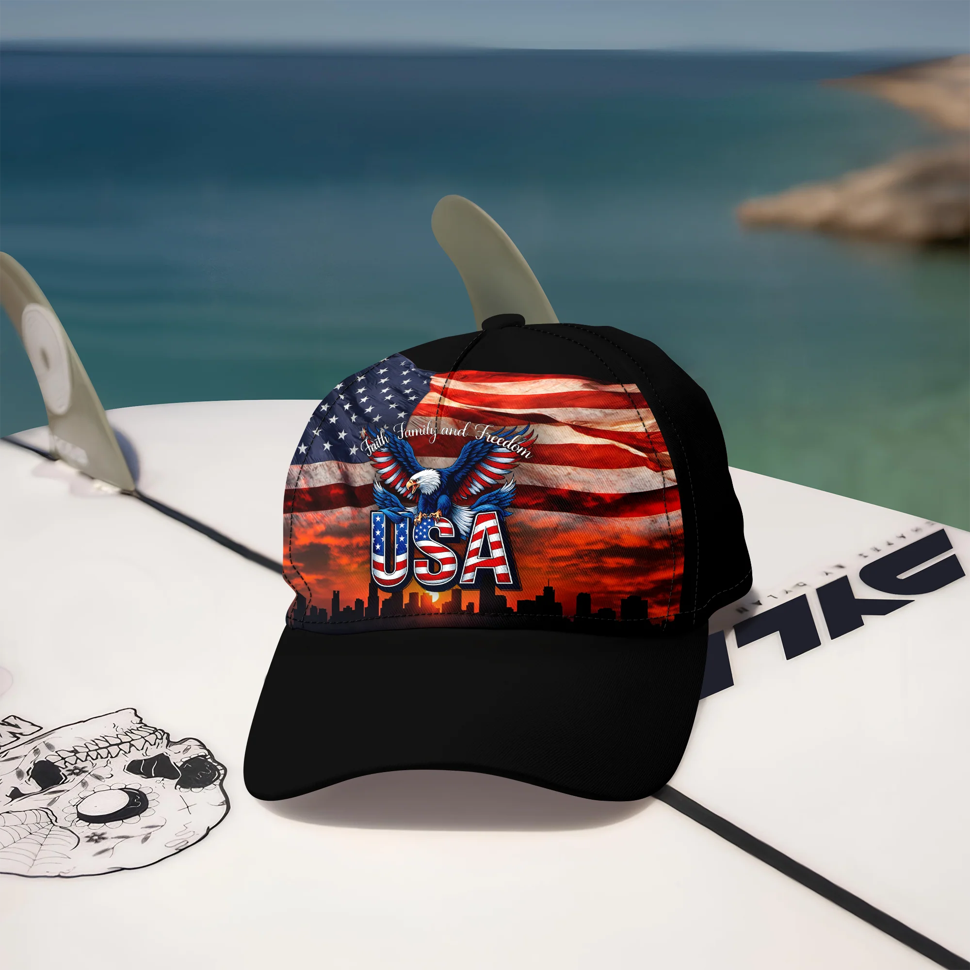 Faith Family Freedom Classic Cap USA 250th Anniversary Cap CH07 895572 - Image 6