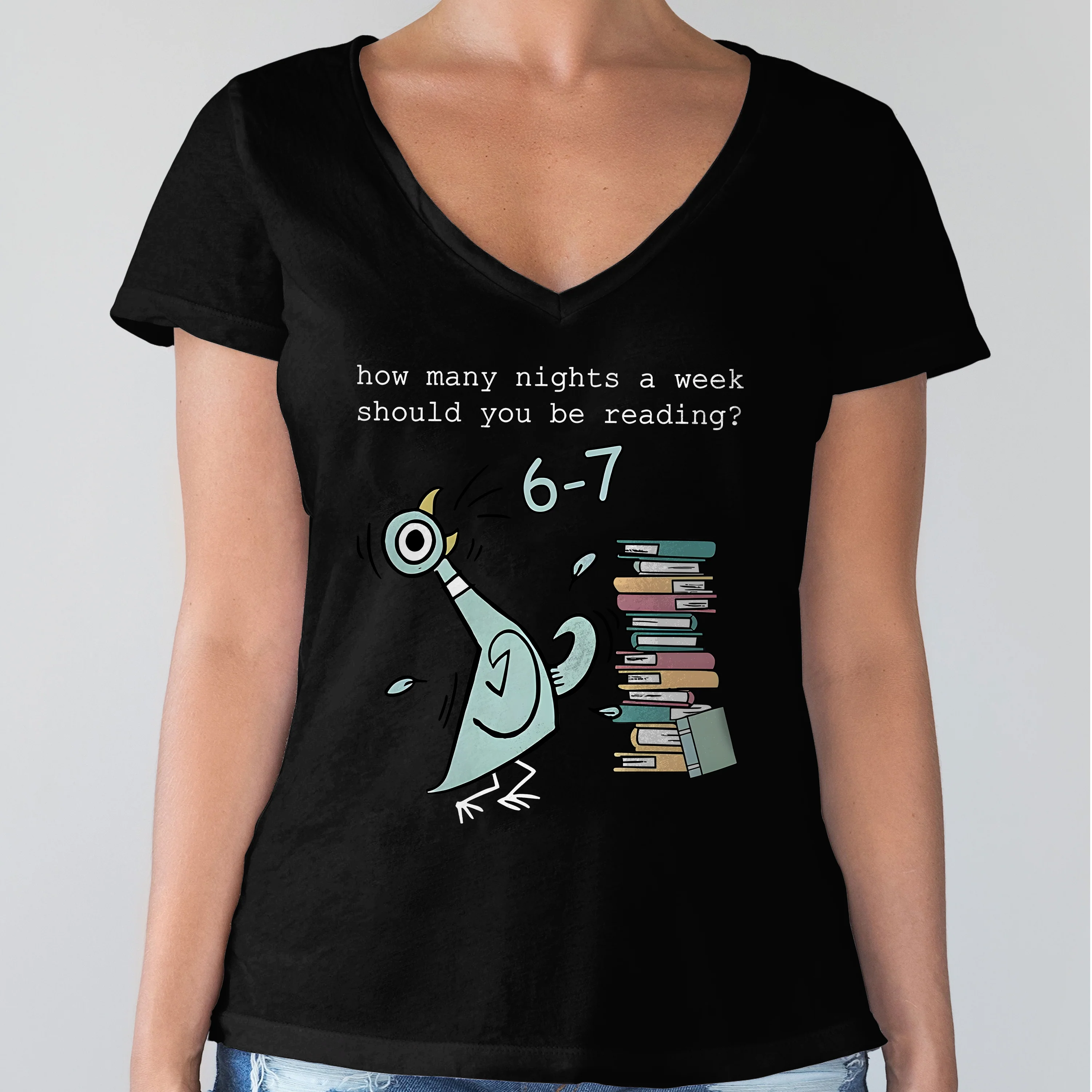 How Many Nights A Week Should You Be Reading 6-7 Funny Six Seven Dark Shirt CH07 896904 - Image 8