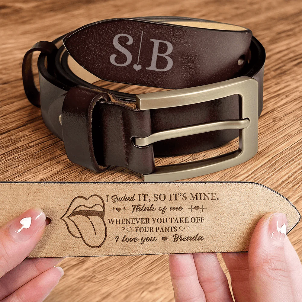 I Licked It So It's Mine Personalized Belt Valentines Gift For Husband Boyfriend CH07 895206