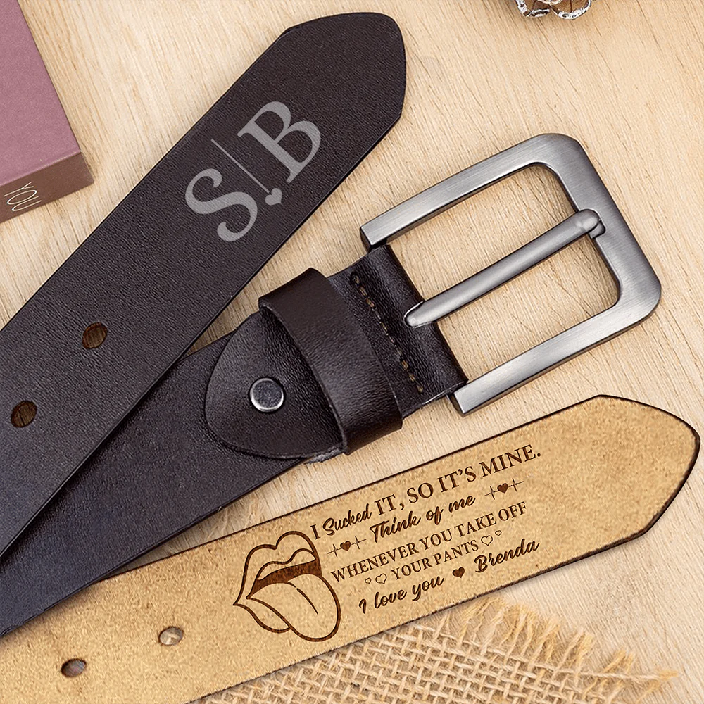 I Licked It So It's Mine Personalized Belt Valentines Gift For Husband Boyfriend CH07 895206 - Image 5