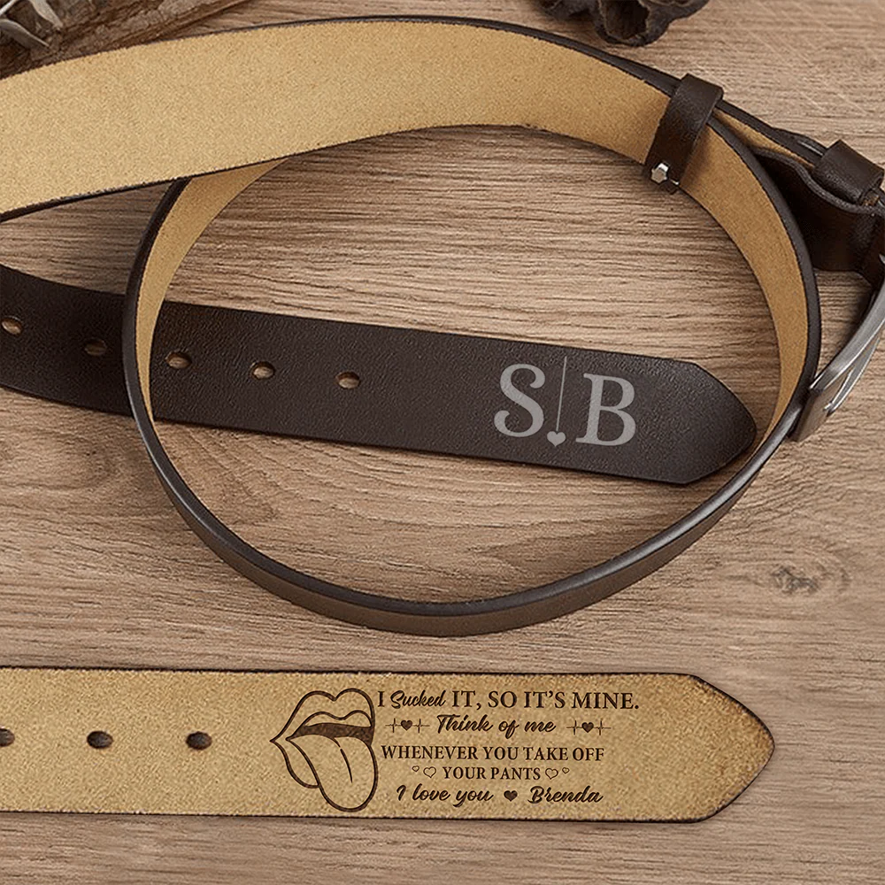 I Licked It So It's Mine Personalized Belt Valentines Gift For Husband Boyfriend CH07 895206 - Image 6