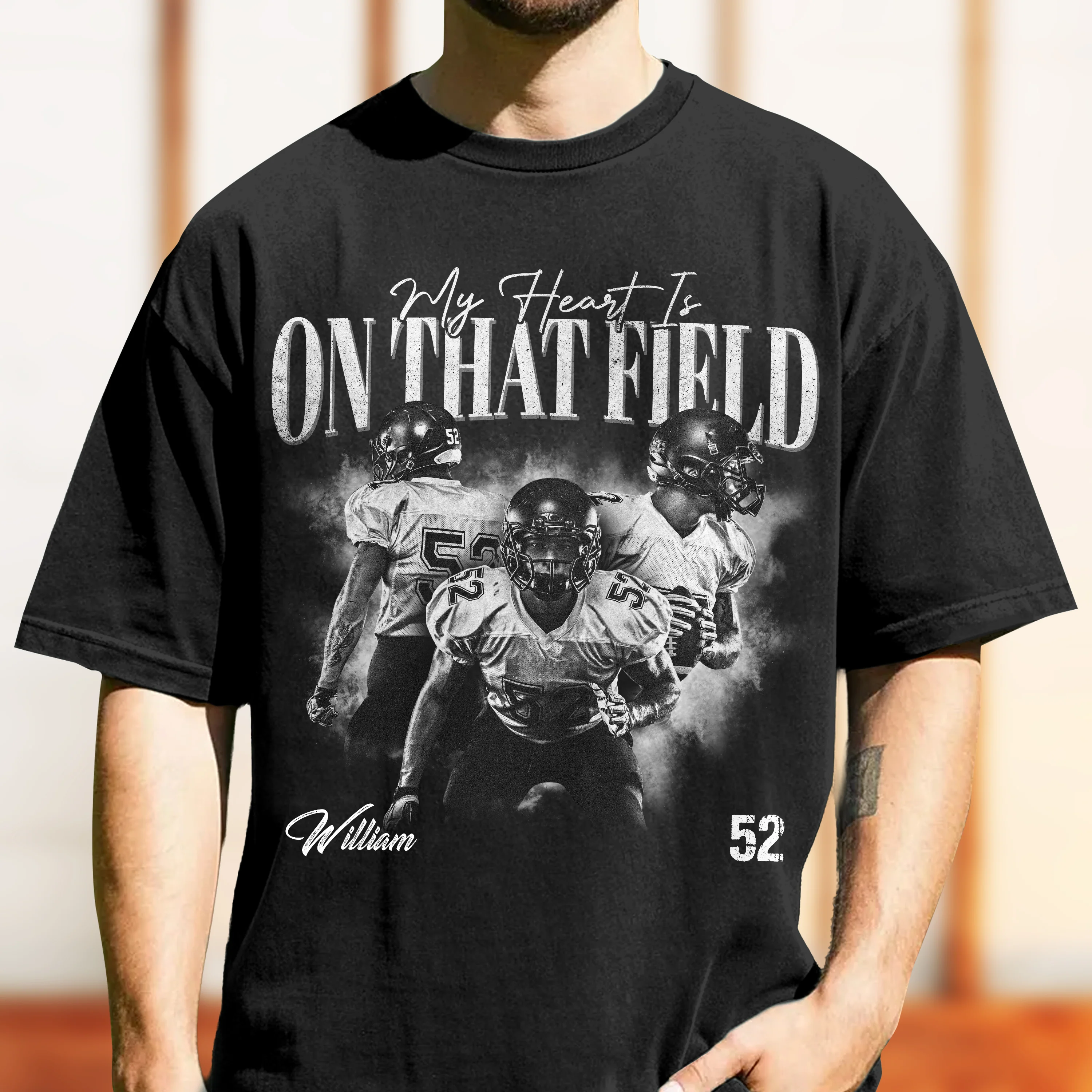 I'll Always Be Your Biggest Fan Retro Bootleg Comfort Color Shirt For Football Players, Football Mom Dad CH07 899452 - Image 6