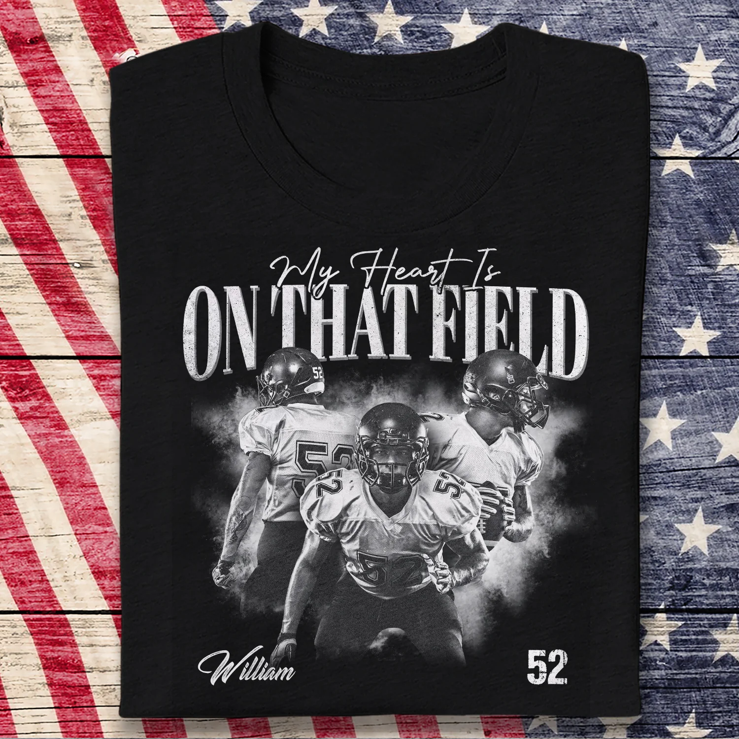 I'll Always Be Your Biggest Fan Retro Bootleg Dark Shirt For Football Players, Football Mom Dad CH07 899454 - Image 3