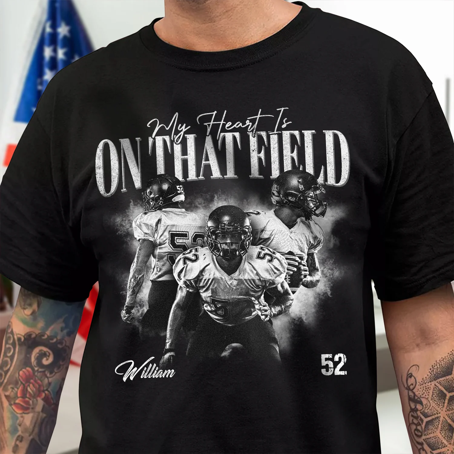 I'll Always Be Your Biggest Fan Retro Bootleg Dark Shirt For Football Players, Football Mom Dad CH07 899454 - Image 5