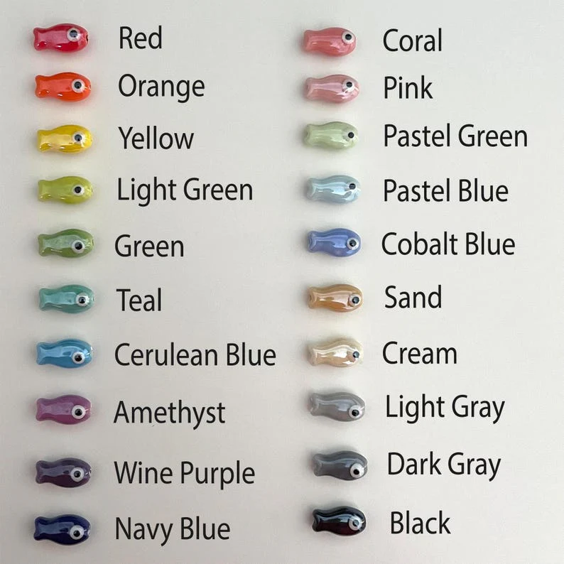 Magnetic Matching Fish Ceramic Keychain Cute Gifts for Couple For Best Friend CH07 910432 - Image 6