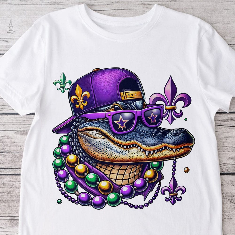 Mardi Gras Fat Tuesday Bright Shirt Mardi Beads Louisiana Mardi Party Gift CH07 895186 - Image 5