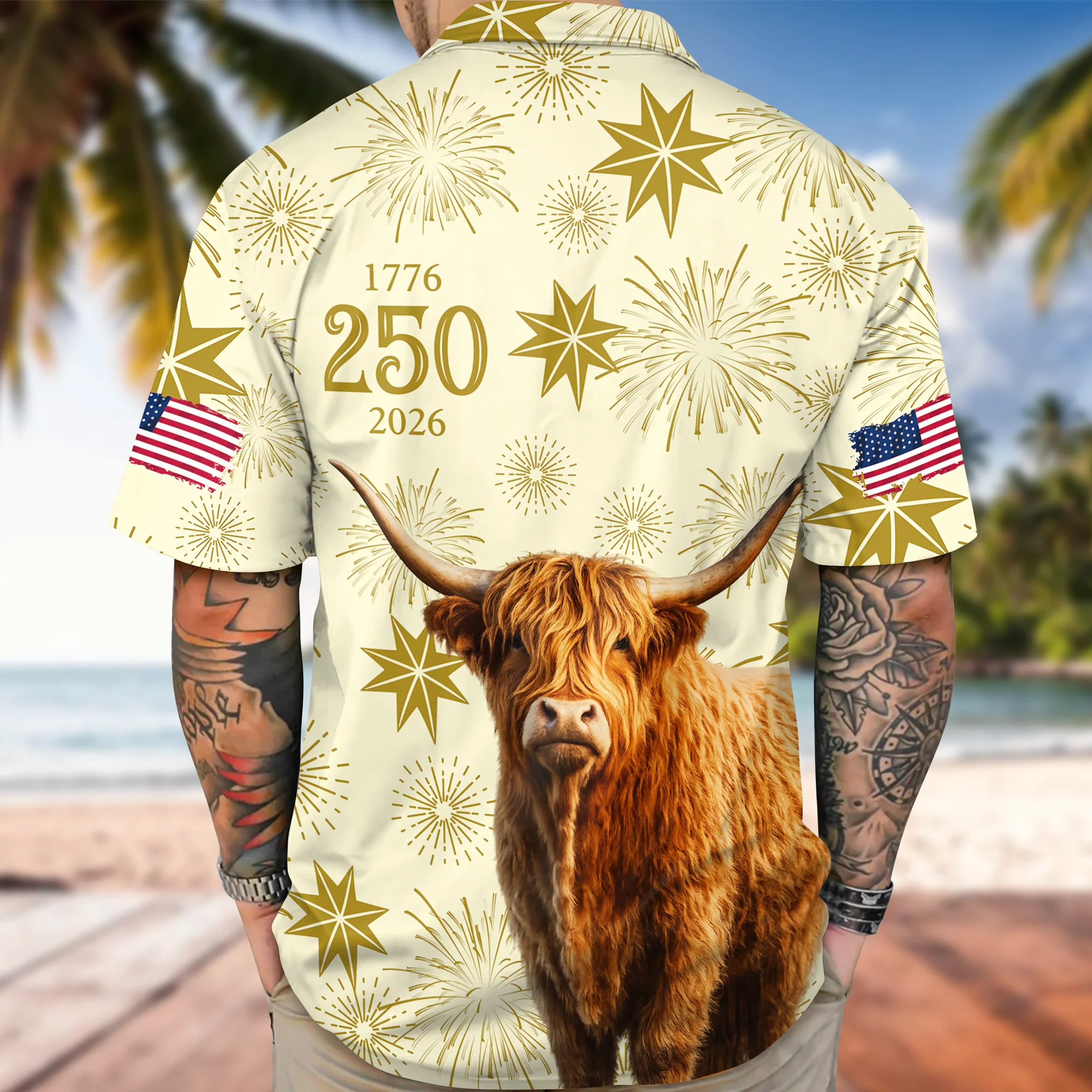 Personalized USA 250 Anniversary 1776-2026 Hawaii Shirt For Farmer, Horse Lovers CH07 910398 - Image 5