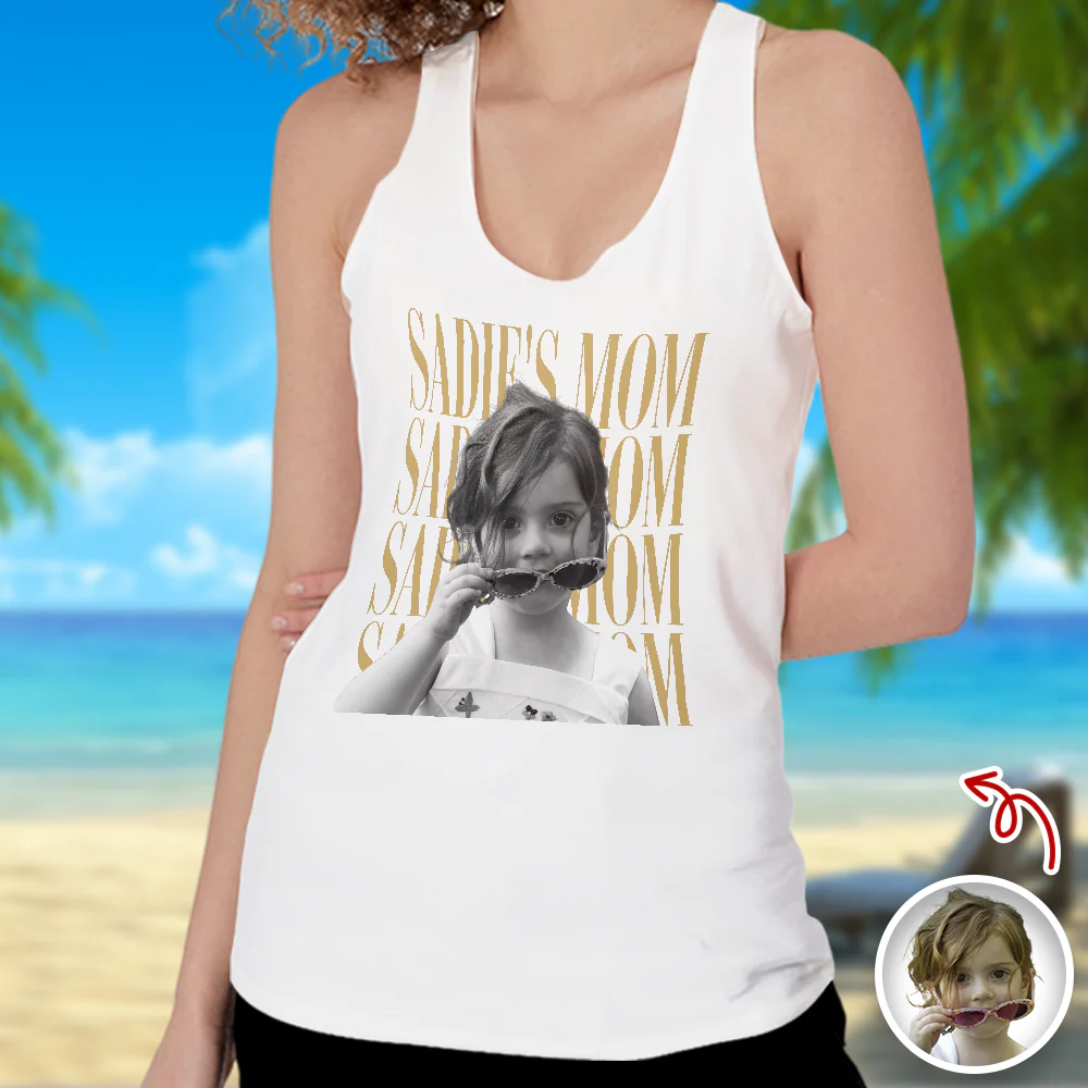 Personalized Vintage Photo Dad, Mom Tanktop CH07 911702 - Image 4