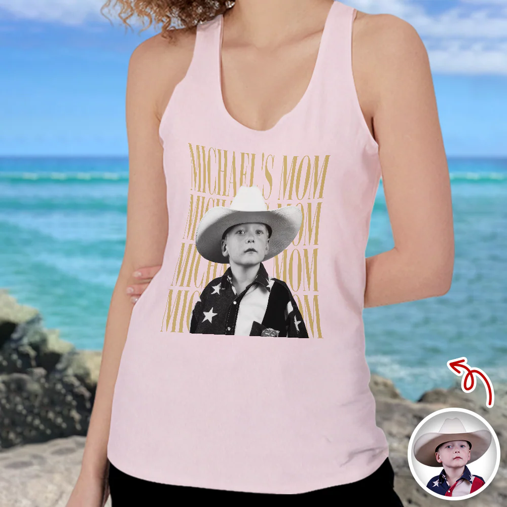 Personalized Vintage Photo Dad, Mom Tanktop CH07 911702 - Image 7