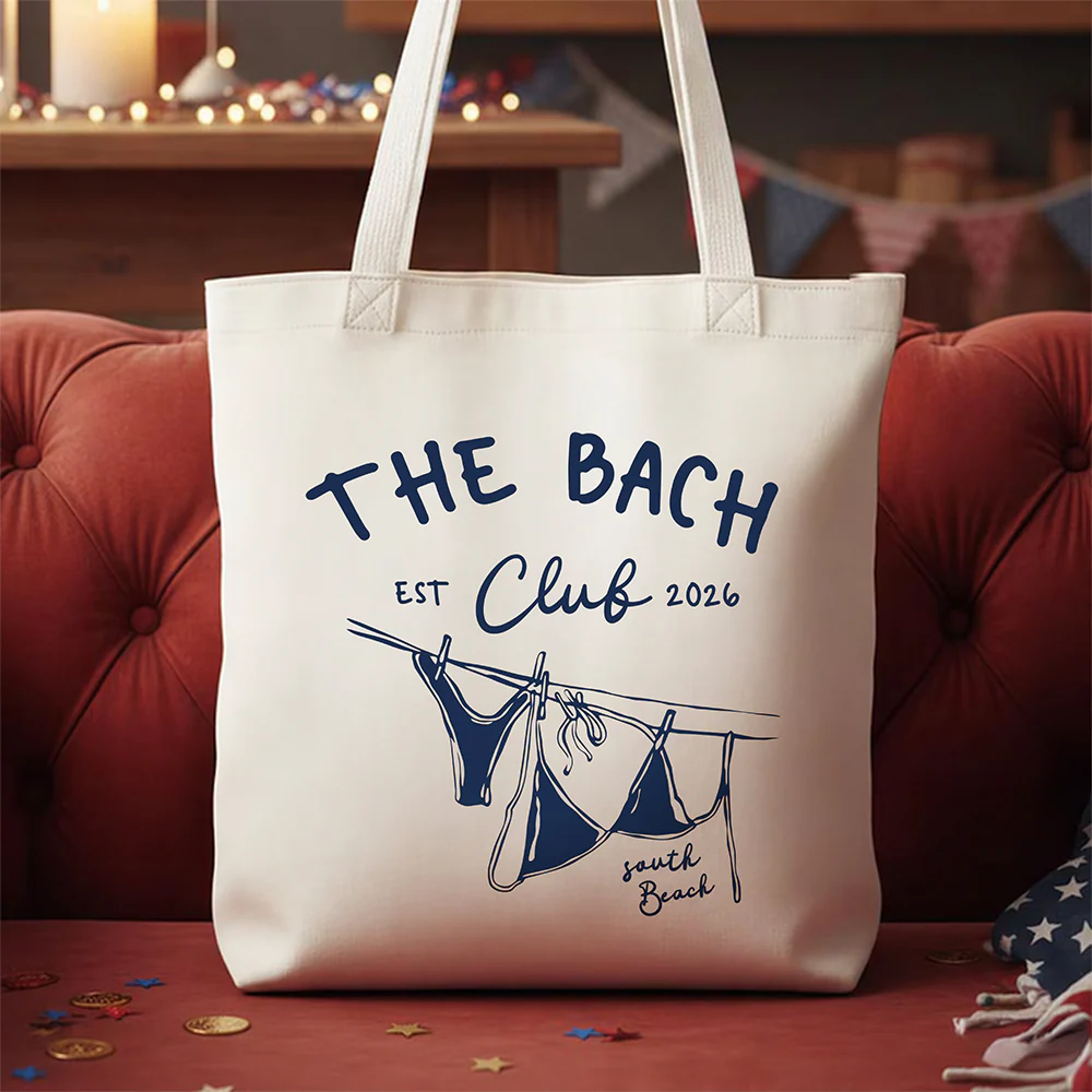 The Bach Club Custom Bachelorette Tote Bag CH07 911332 - Image 4