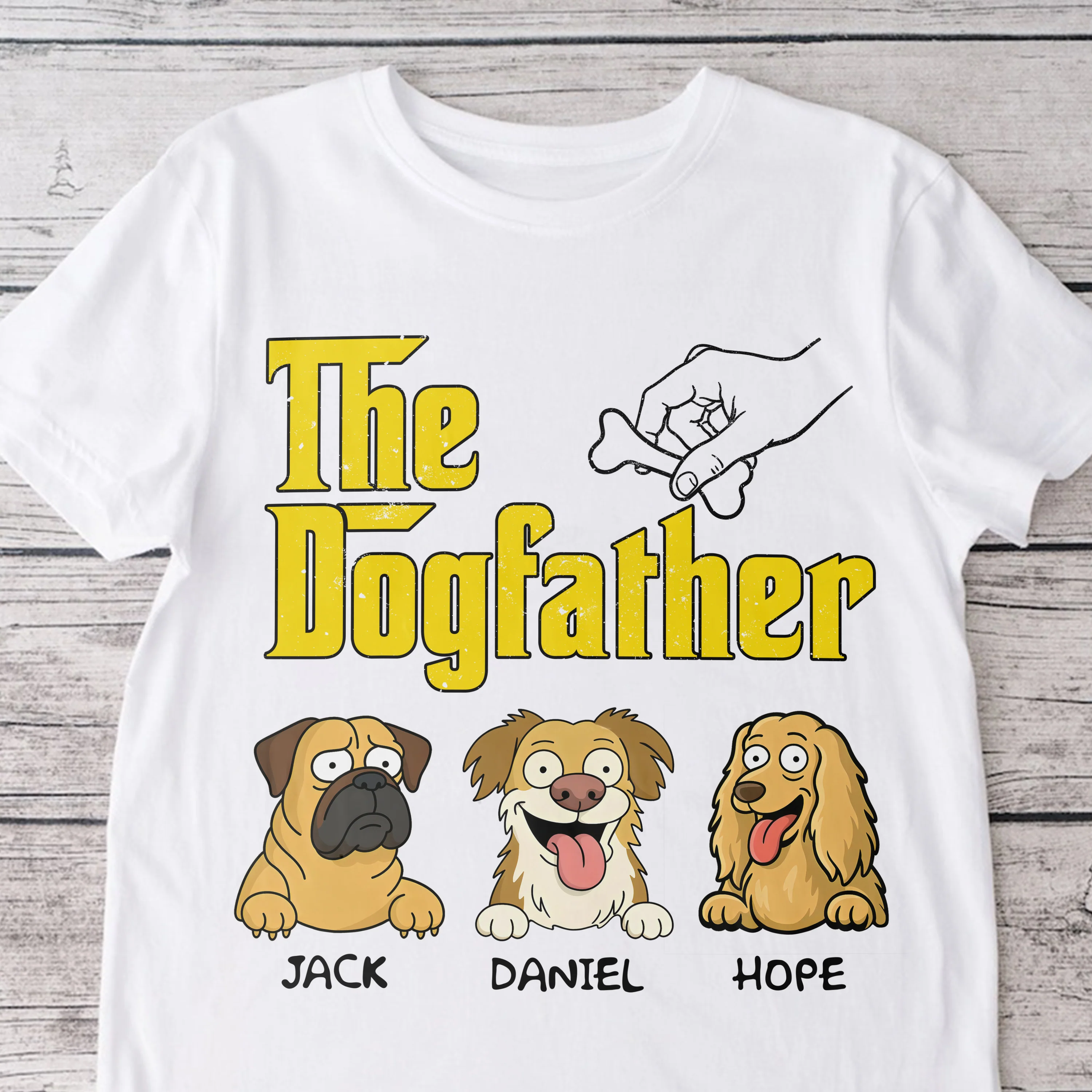 The DogFather Personalized Bright Shirt Gift For Dog Lovers CH07 895646 - Image 6