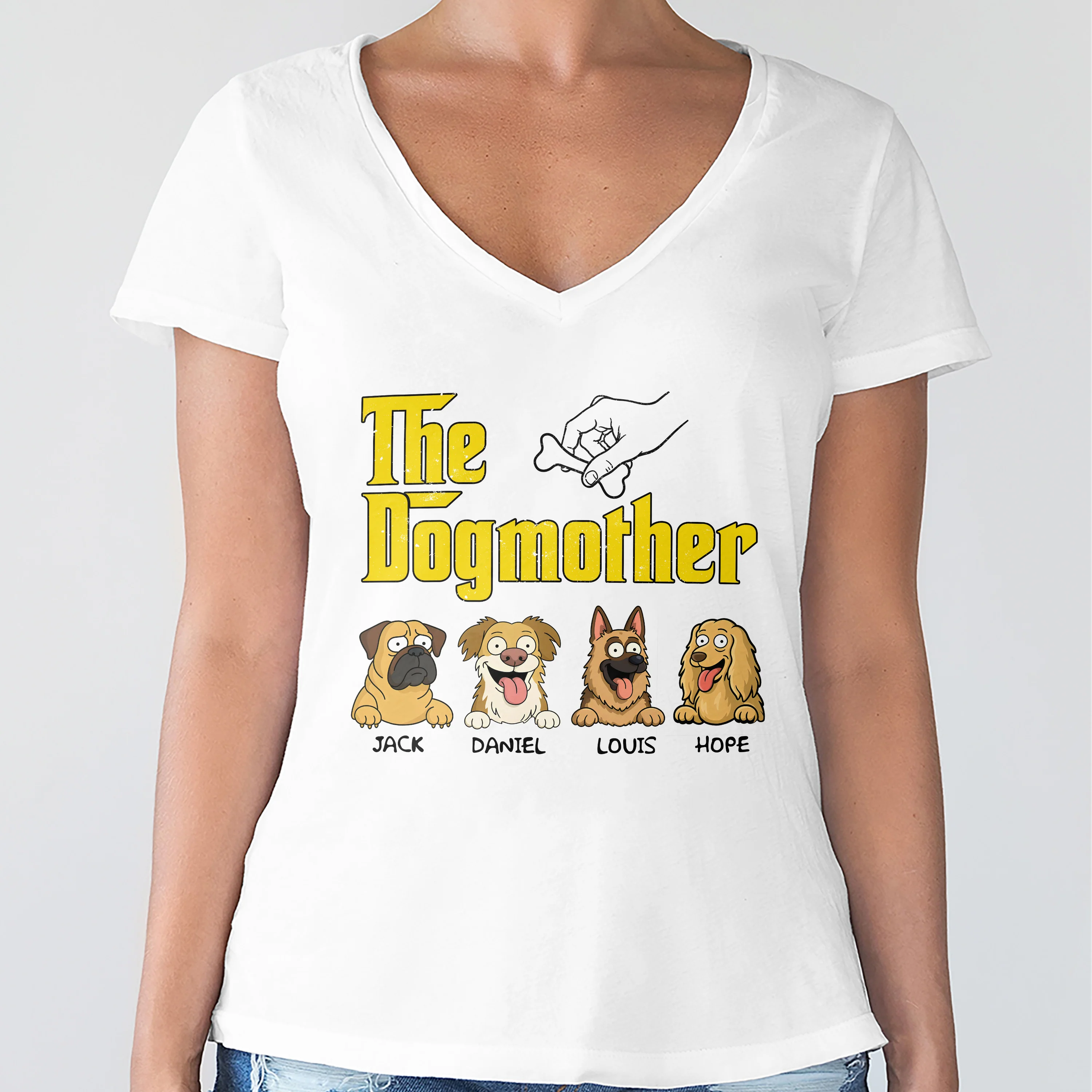 The DogFather Personalized Bright Shirt Gift For Dog Lovers CH07 895646 - Image 7