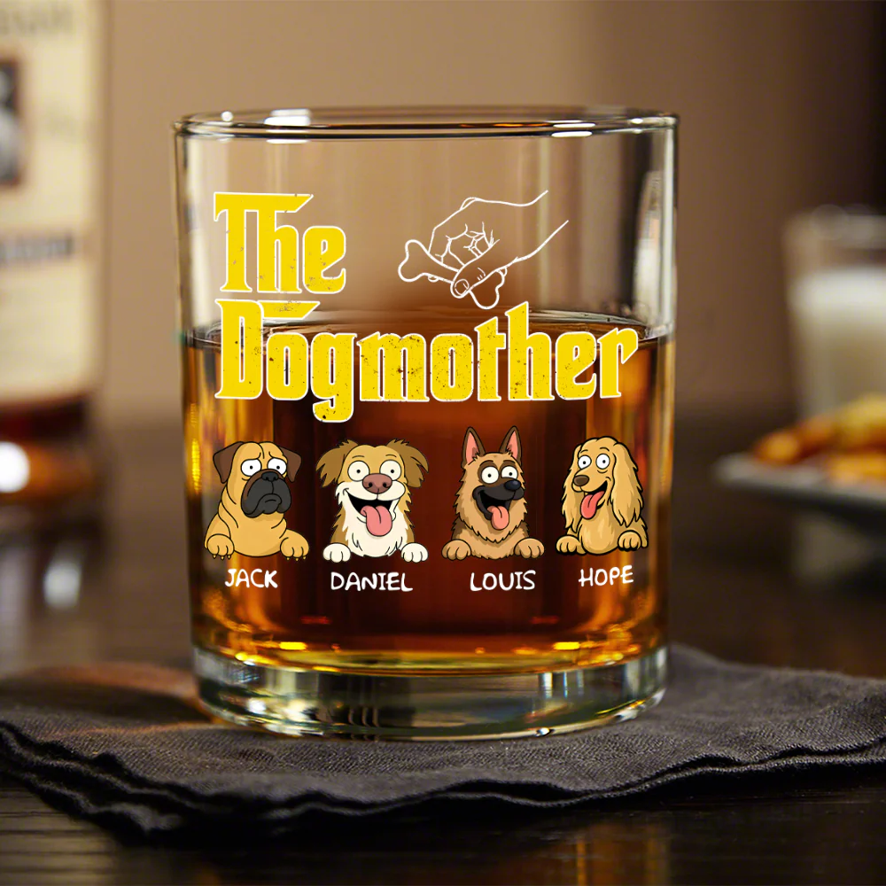 The DogFather Personalized Rock Glass Gift For Dog Lovers CH07 895648 - Image 6