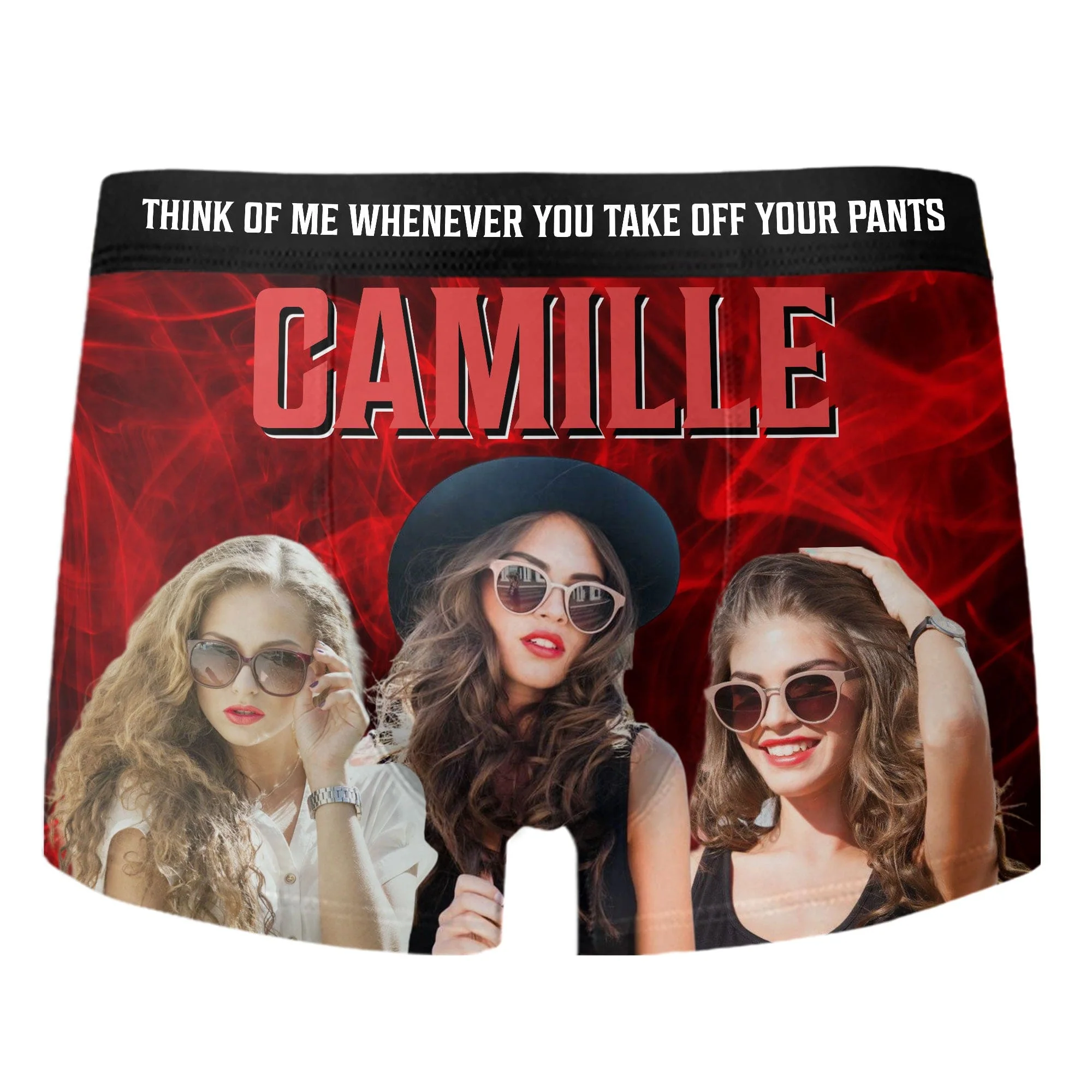 Think of Me Whenever You Take Off You Pant Custom Photo Man's Boxer Gift For Boyfriend Husband CH07 895208