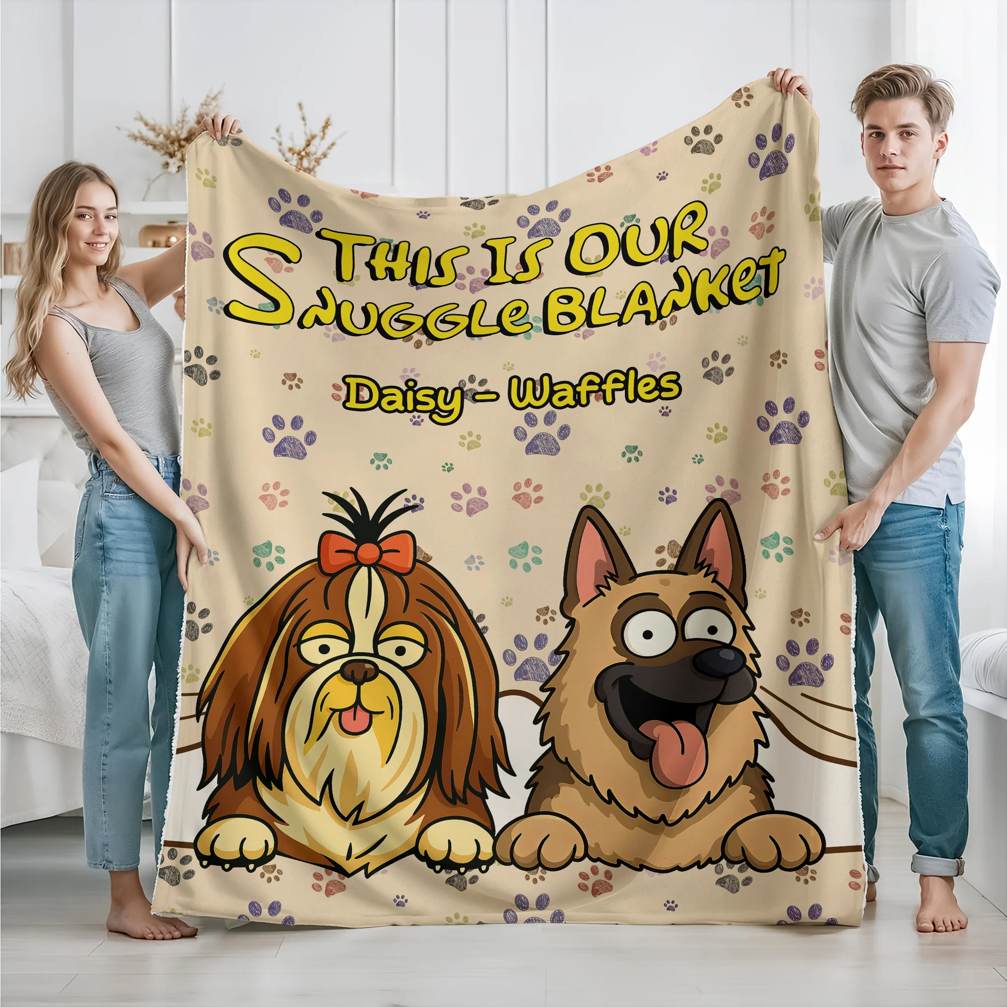 This Is Our Snuggle Blanket Personalized Gift For Dog Lovers CH07 895650 - Image 2