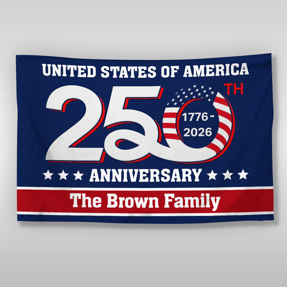 United States of America 1776-2026 250th Anniversary - USA Semiquincentennial Patriotic Outdoor House Flag CH07 910186 - Image 4