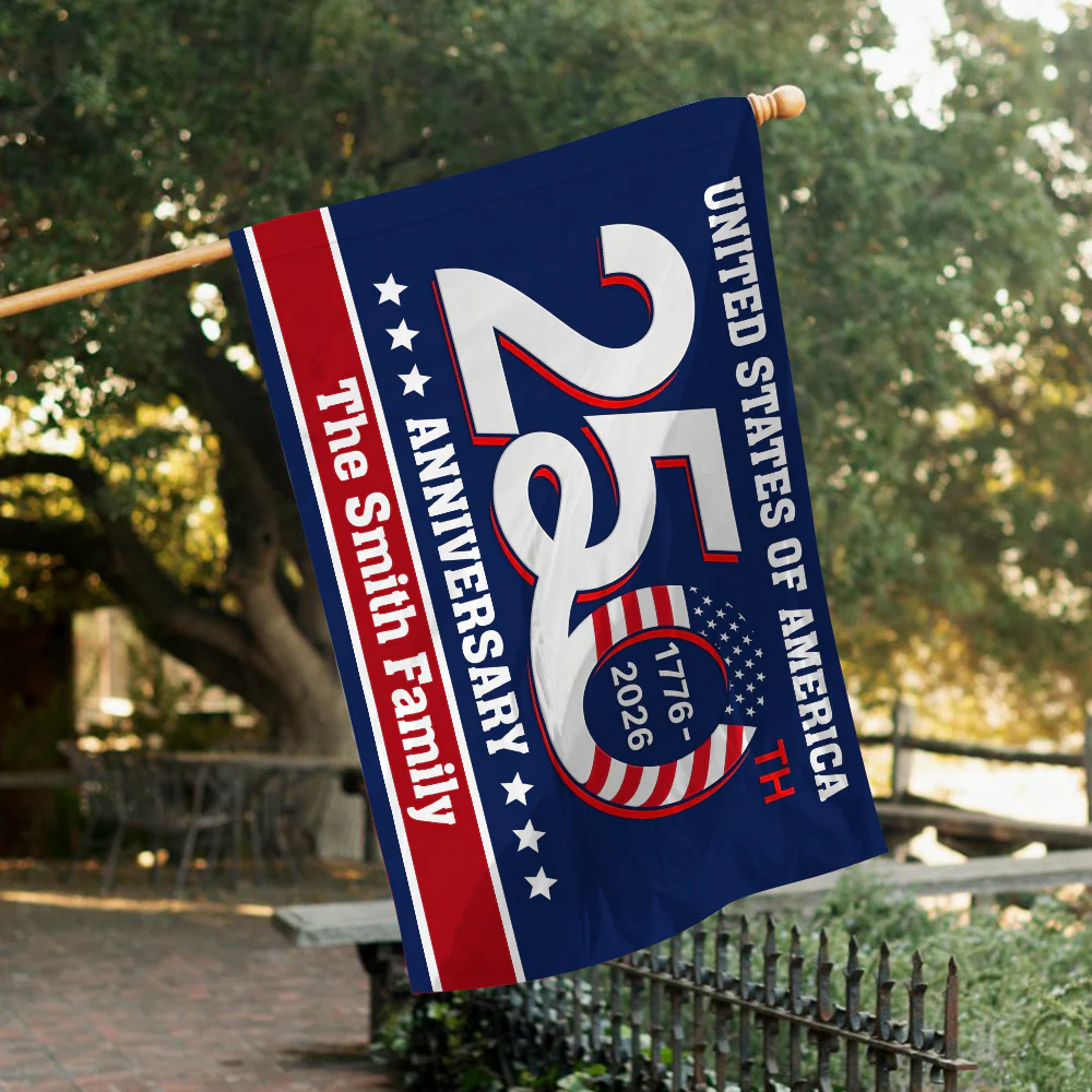United States of America 1776-2026 250th Anniversary - USA Semiquincentennial Patriotic Outdoor House Flag CH07 910186 - Image 6