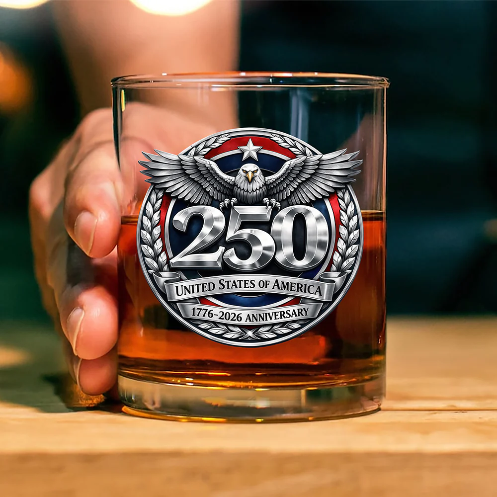 United States Of America 1776-2026 Anniversary Whiskey Glass CH07 910392 - Image 2